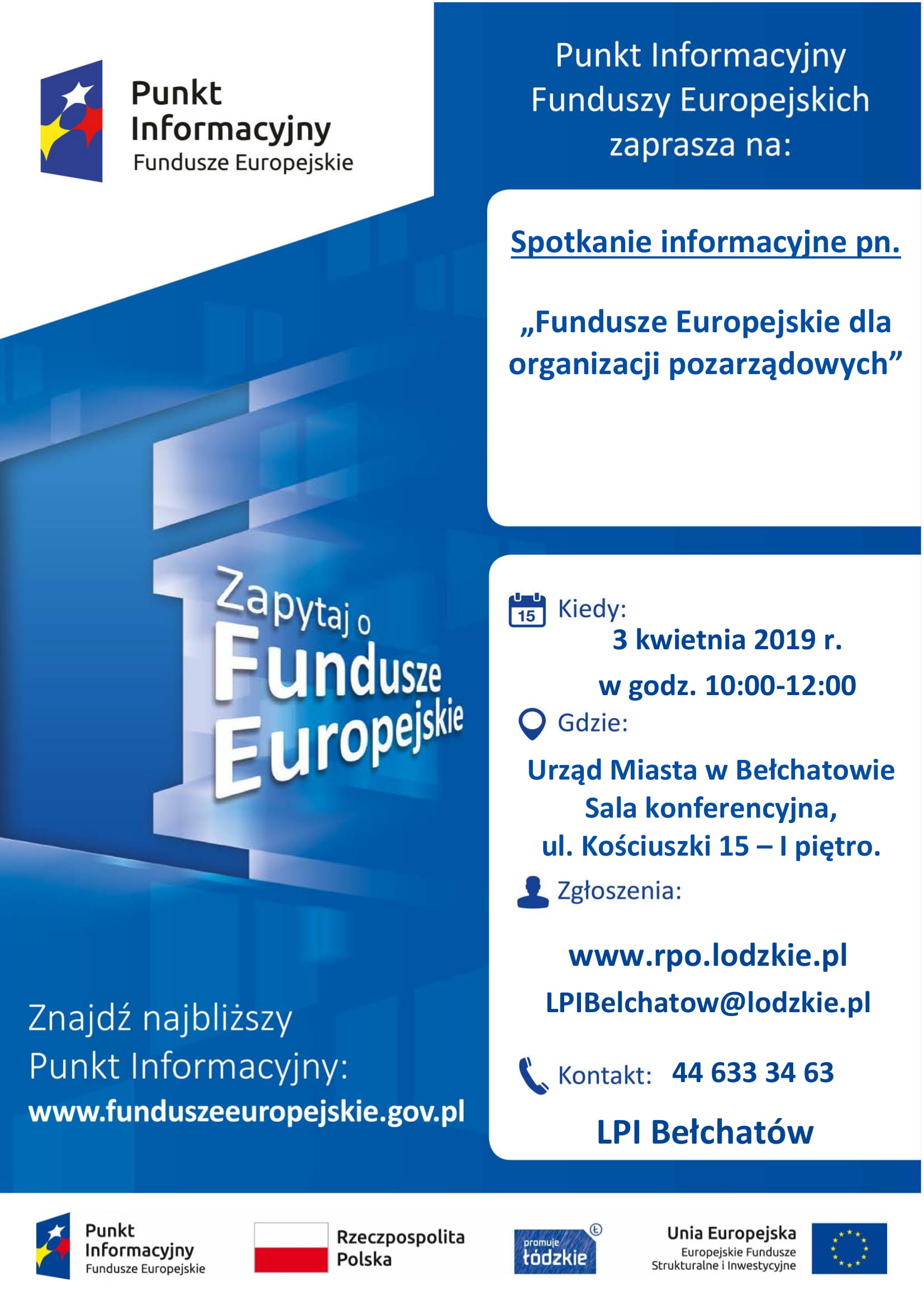 spotkanie informacyjne- fundusze europejskie