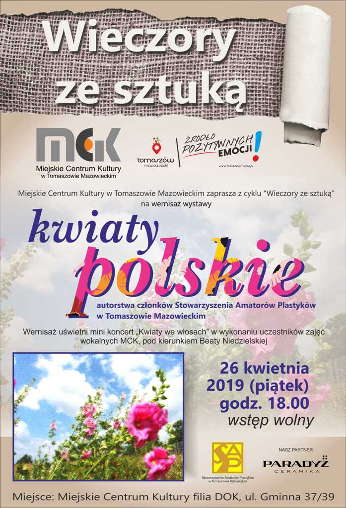 kwiaty polskie- wystawa