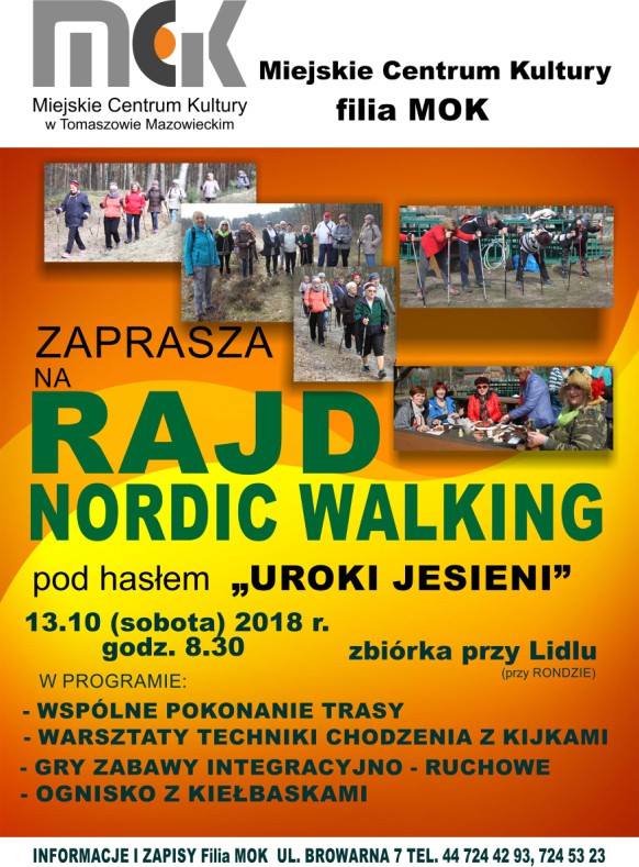Rajd Nordic Walking – „Uroki jesieni”