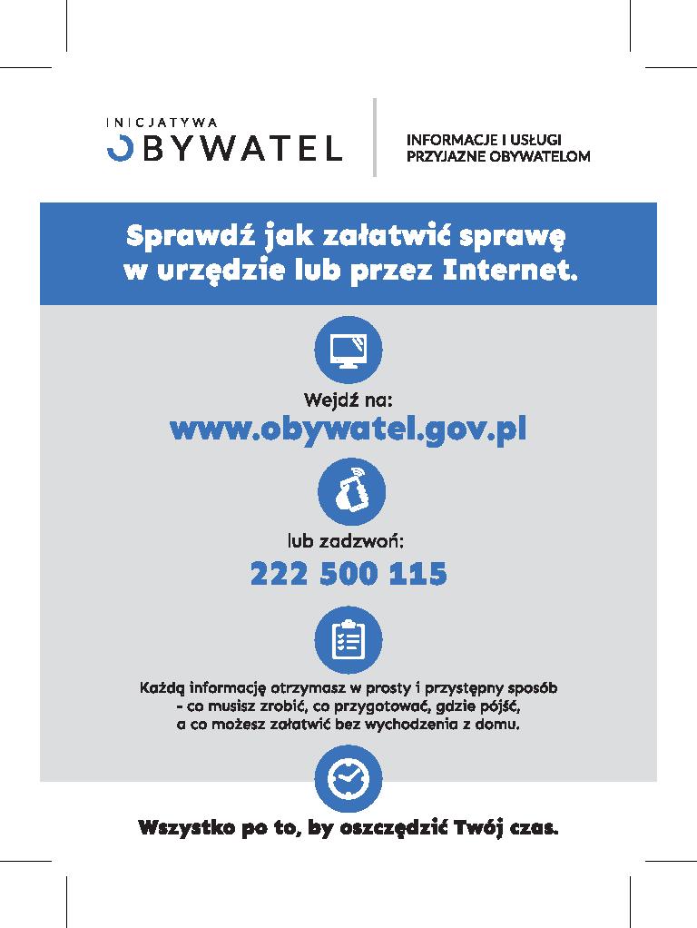Ulotka o stronie obywatel.gov.pl