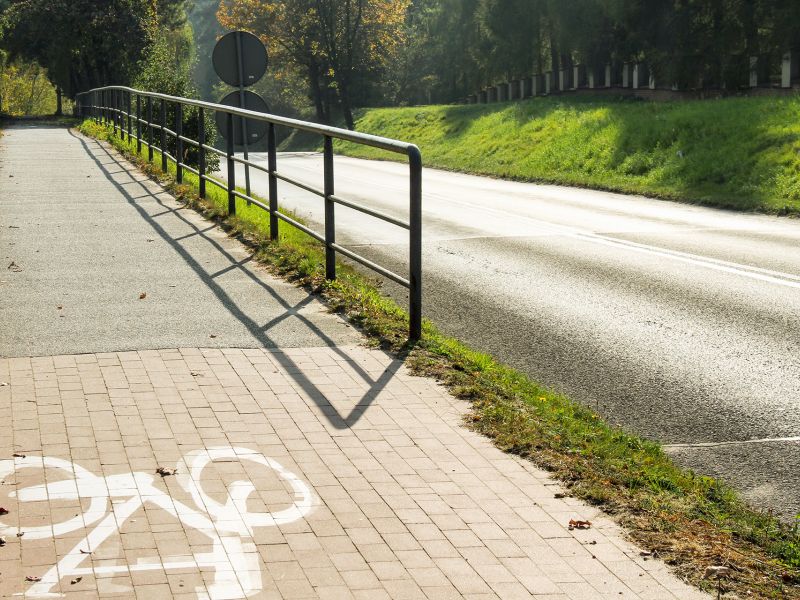 Nowe oświetlenie ścieżki rowerowej w kierunku Grot Nagórzyckich