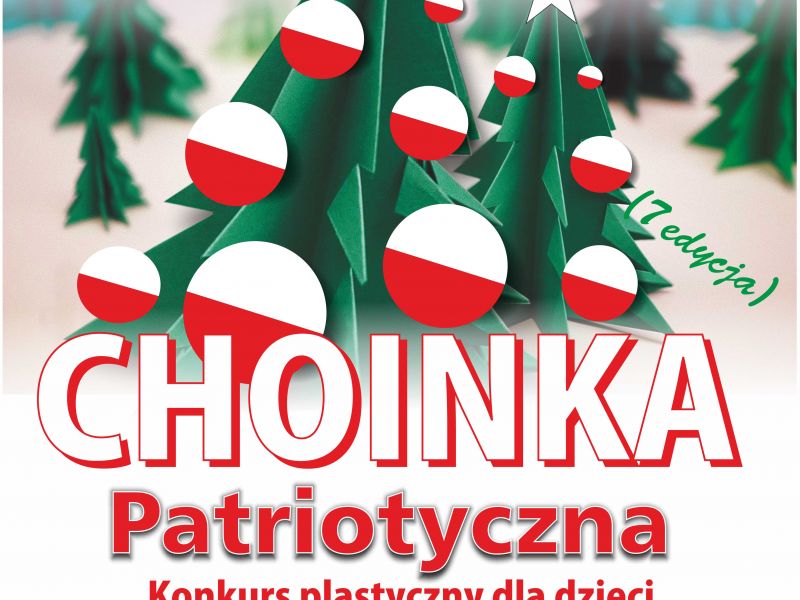 Konkurs plastyczny pt. Choinka patriotyczna