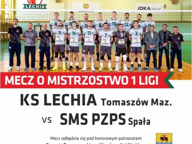 KS Lechia - SMS PZPS Spała. Mecz 27 stycznia