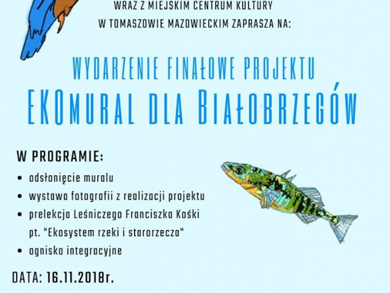 Wydarzenie finałowe projektu EKOmural dla Białobrzegów