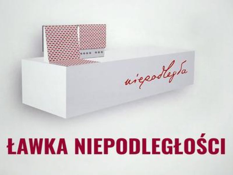 Ławka Niepodległości w Tomaszowie Mazowieckim. MON rozstrzygnęło konkurs. 