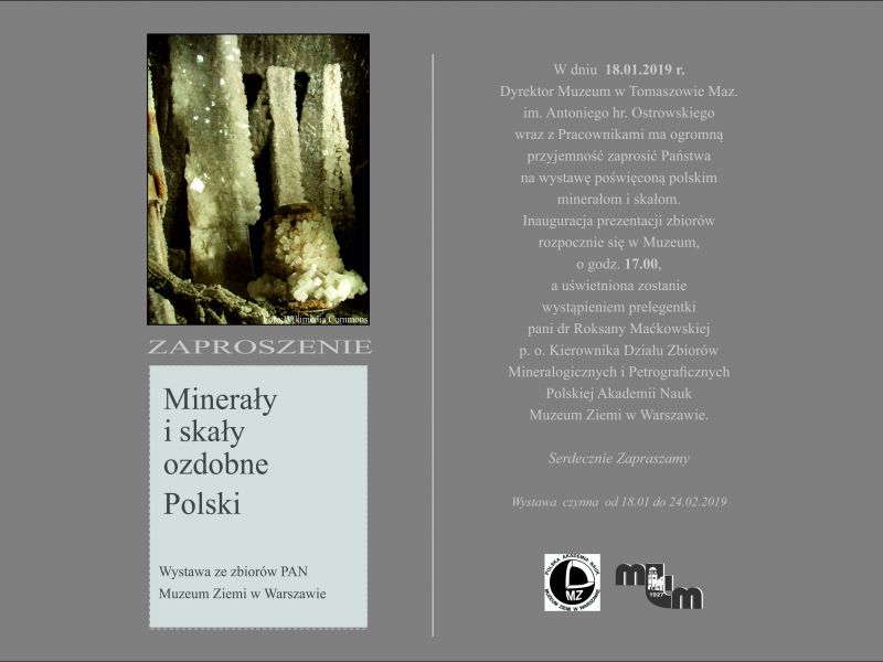Nowa wystawa w Muzeum-Minerały i skały ozdobne Polski 