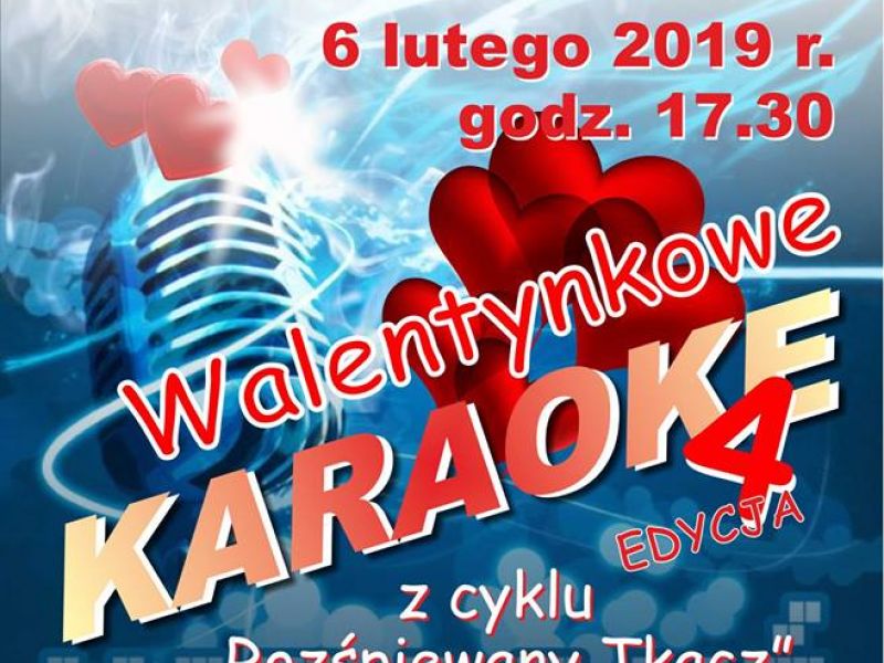„Walentynkowe karaoke” w filii Tkacz