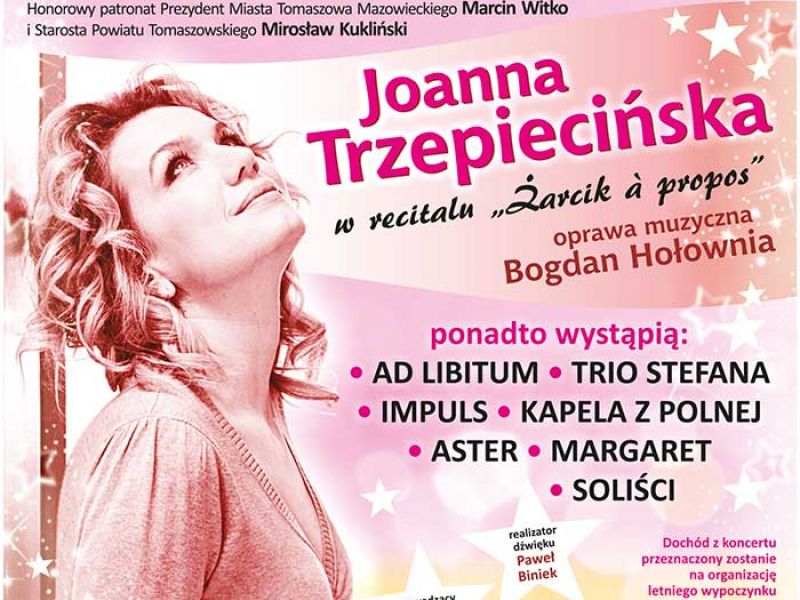 Joanna Trzepiecińska gwiazdą koncertu charytatywnego „Serce na Dłoni”