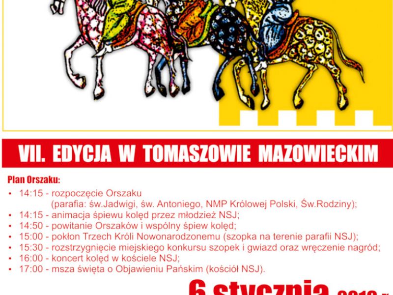 Orszak Trzech Króli – VII Edycja w Tomaszowie Mazowieckim