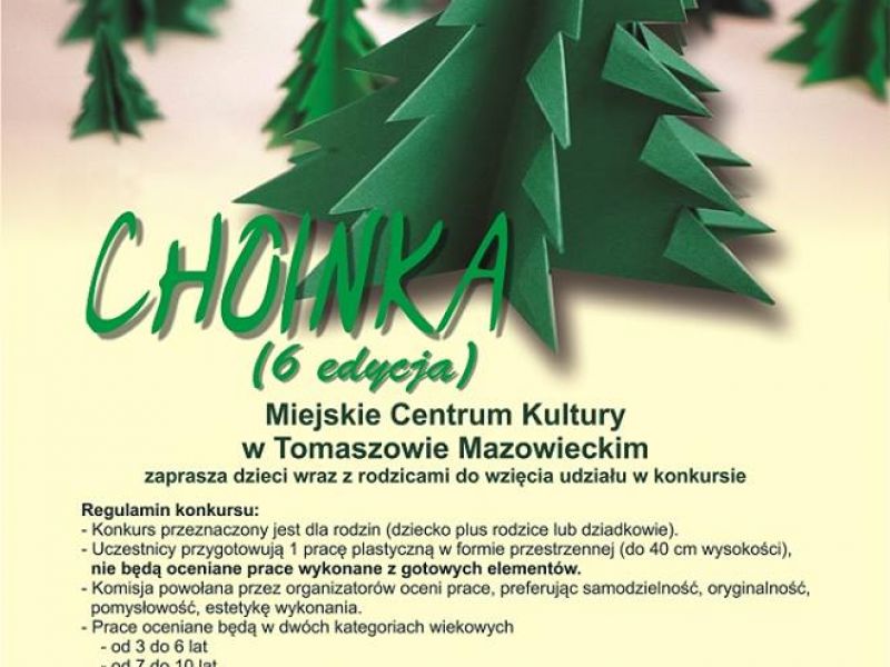 Konkurs plastyczny „Choinka”
