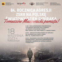 Obchody 84. rocznicy agresji ZSRR na Polskę oraz Światowego Dnia Sybiraka